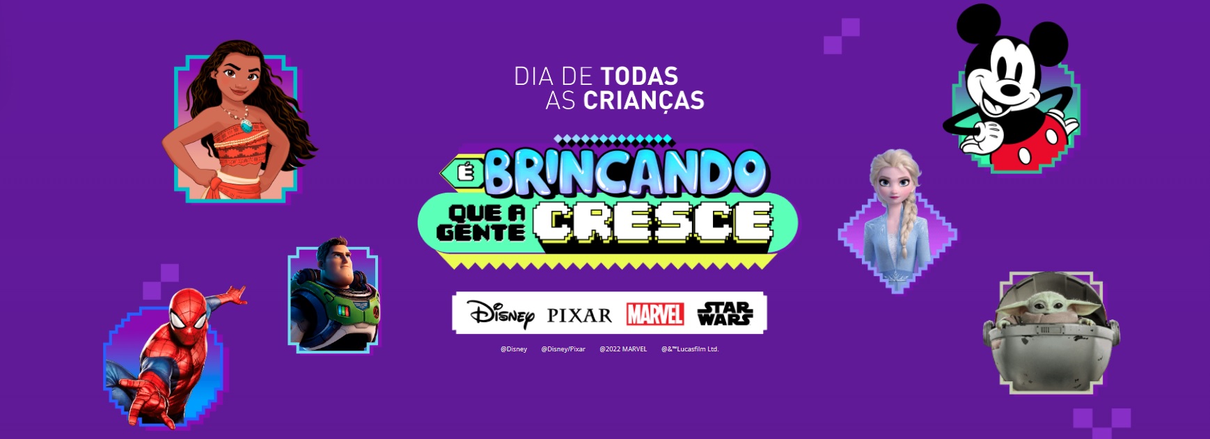 Disney Brasil promove campanha de jogos para o Dia das Crianças